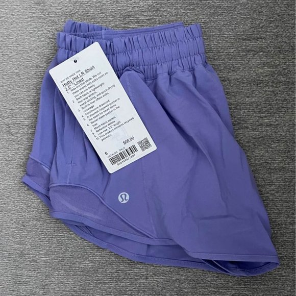 lululemon athletica Pants - NWT LULULEMON HOTTY HOT LOW-RISE LINED SHORT 2.5" Dark Lavender Purple 6